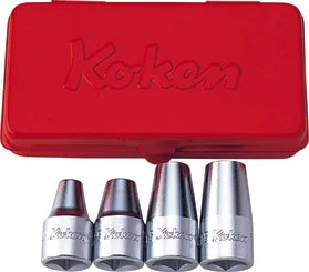 1/2 Sq. Dr. Stud Bolt Setter set  M6-M12 Fine pitch thread   4 pieces