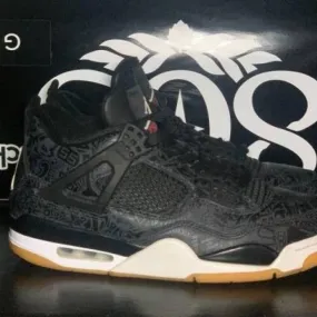 Air Jordan 4 lazer black gums