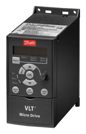 Danfoss Inverter Drive, 0.75 kW, 3 Phase, 230 V ac, 4.2 A, VLT FC51 Series